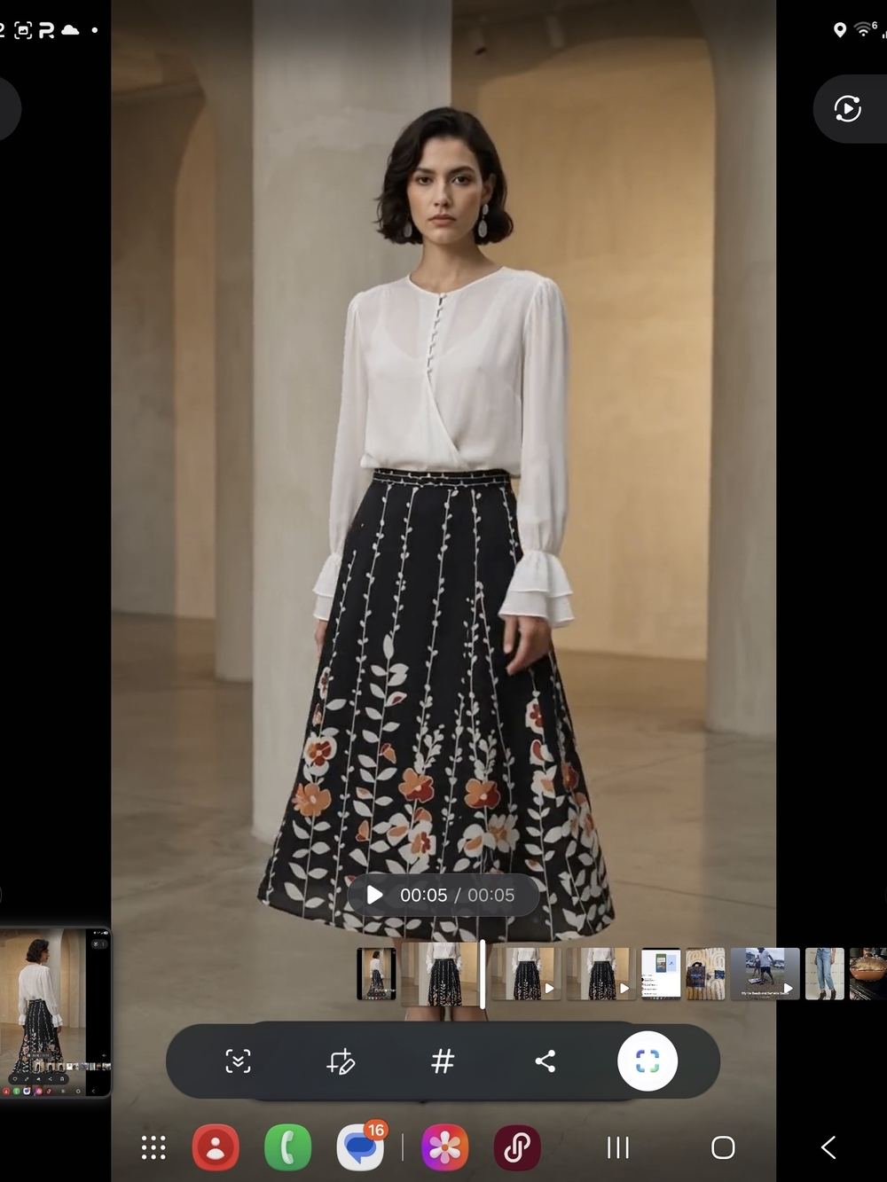 Sanctuary Top & Talbotts Skirt